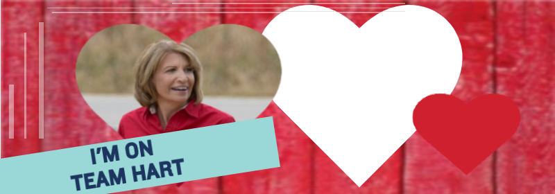 I'm on Team Hart graphic